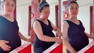 Lagi menjahit bumil