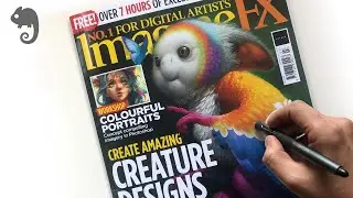 How I painted this magazine cover