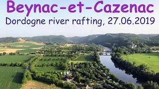 Relaxed Dordogne river rafting