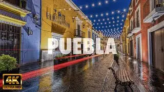 Puebla Walking Tour, Mexico in 4K