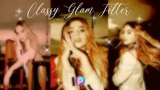 Classy Glam Filter Effect using PicsArt | Picsart Tutorial | Glam Effect