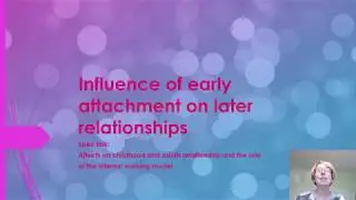 Influence of early attachment on later relationships
