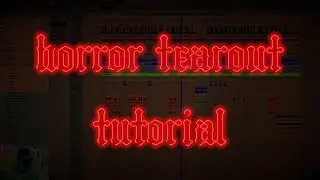 Horror Tearout Tutorial