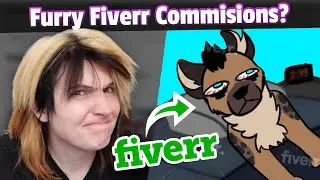 Buying FURRY cringe art commissions on FIVERR!