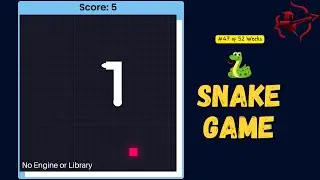 Creating a Classic Snake Game Using HTML, CSS, Canvas, and JavaScript