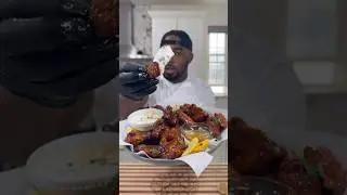 Honey Lemon Pepper Wings | How To Make Hot Honey Wings #onestopchop
