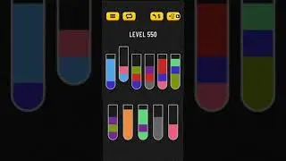 Water sort puzzle level 550