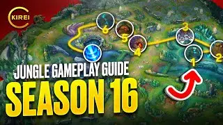 Jungle Gameplay Guide Season 16 (How to Carry 3 Losing Lanes)