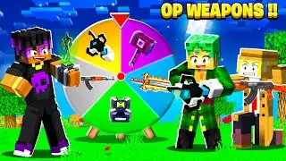 I CHEATED IN ROULETTE OF OP WEAPONS IN MINECRAFT😱