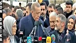 Erdoğan'ın Nebati'ye Attığı Bakış Şanlıurfa Deprem Bölgesi Konuşması Bakan Cumhurbaşkanı Rte