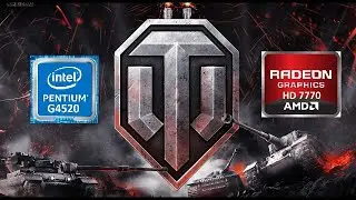 Pentium G4520 + Radeon HD7770 test in WoT