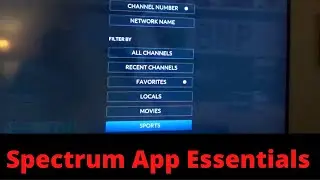 Filtering by Category, Creating Favorites, and More with Spectrum App