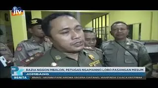 Jombang! Razia Nggon Mbalon Petugas Ngamanno Loro Pasangan Mesum