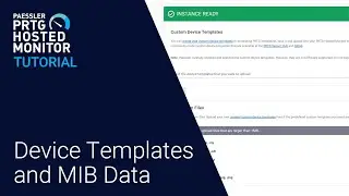 PRTG Tutorial - Device Templates and MIB Data