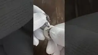 Адресник для собаки ручной работы с одуванчиком | Handmade pet id tag, dogtag