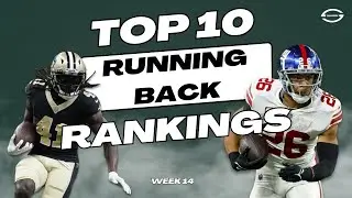 TOP 10 RUNNING BACK STARTS for WEEK 14 | 2023 Fantasy Playoffs