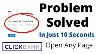 How To Solve This Page Isn't Working Problem | Open Any Page In 10 Seconds 2024