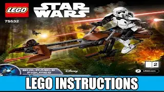 LEGO Instructions - Star Wars - 75532 - Scout Trooper & Speeder Bike - Buildable Figures (Book 1)