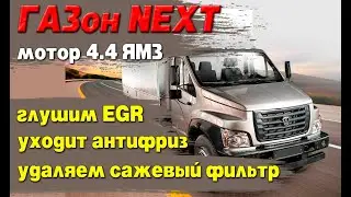Газон Next 4.4 ЯМЗ: УХОДИТ АНТИФРИЗ, удаление сажевого фильтра (DPF), отключение клапана ЕГР