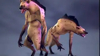 Hyena Pair Forward Idles