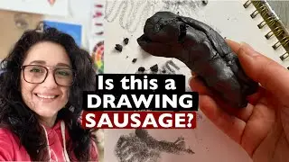 👩‍🎨 Testing out INCREDIBLE graphite putty - drawing tutorial for beginners and artists - ArtGraf