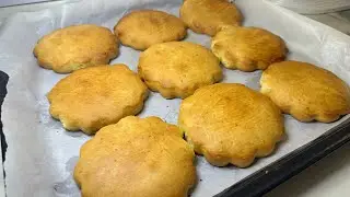 БАЛАЛЫҚ шақтың ЕСТЕН КЕТПЕС дәмі, нағыз БУФЕТТЕГІДЕЙ КОРЖИКТЕР😍 жұмыртқасыз, сары майсыз коржик