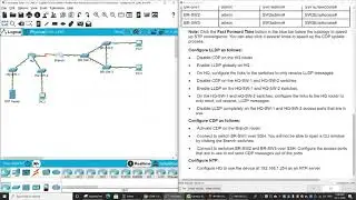 10.8.1 Configure CDP, LLDP, and NTP
