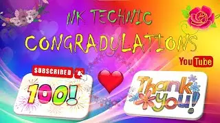 Thanks For The 100 Subscribers