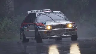 Assetto Corsa Rally | Lancia Delta Integrale Evoluzione | Alsace La traversee de La Mossig | RAIN
