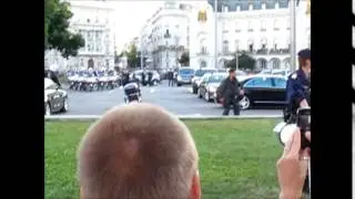 Путин в Вене, отъезд кортежа, 24.06.2014 / Putin in Wien, Schwarzenbergplatz