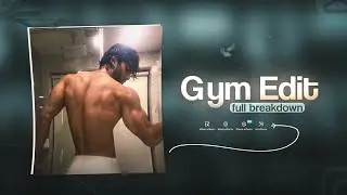 How to Make GYM reels Transition in Capcut 🔥☠️