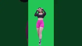 attitude girl green screen video//100%clear green background video no copyright#shorts
