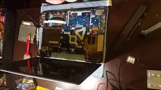 ACER Z5WAH/How to dismantle/How to get rid of dust/Change the thermo paste