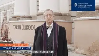 Master Programmes in Skytte institute 2022, Toomas Hendrik Ilves