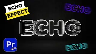 How to make ECHO EFFECT in Premiere Pro