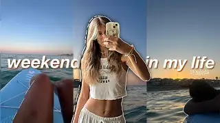WEEKKEND SUMMER VLOG: pink night, friends, sup, sea & more☀️🌊