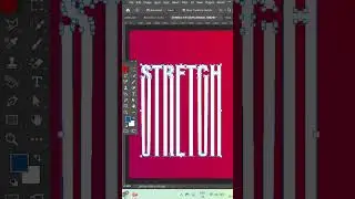 Stretch Text Effect Photoshop | Photoshop Tutorial Easy