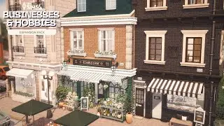 FLORIST, POTTERY STUDIO & CAFE (+ APARTMENT)  | Sims 4 Businesses & Hobbies Speed Build (no CC)