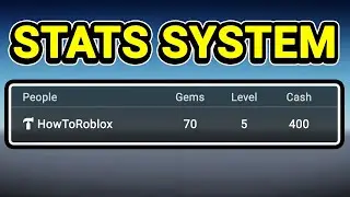 How to make a STATS SYSTEM in ROBLOX!
