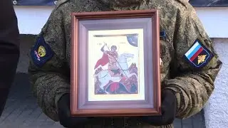 РЯЗАНЬ. Торжественное построение мобилизованных воинов РОССИИ