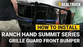 How to Install Ranch Hand Summit Series Grille Guard Front Bumper on a 2020 Ram 2500