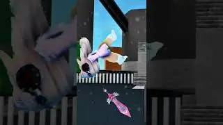 The knife almost hit me...💀💀😭 #roblox #mm2 #mm2edit #shorts