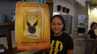 lançamento mundial do livro Harry Pottter and the Cursed Child I and II