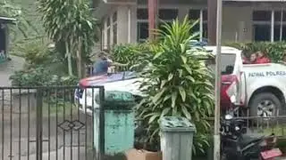 Detik-detik peristiwa masa mahasiswa GMNI Gunungsitoli diduga bentrok dengan petugas.