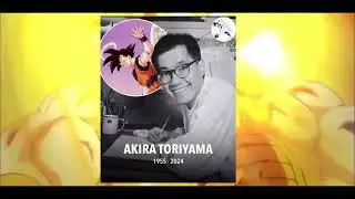 Homenaje  al Gran Akira Toriyama creador de dragon ball  #dragonballz #akiratoriyama #angelesfuimos