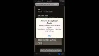 Importing Anytune Files