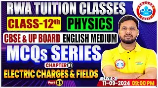 Class 12 Physics Chapter 1 | Electric Charges & Fields | MCQs Series | Physics MCQs By Shivendu Sir