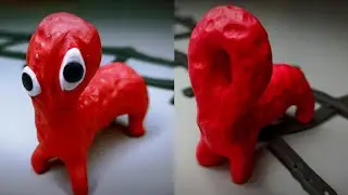 Lamb & Lil Nugget ➤Trevor Henderson Creatures ➤ Polymer Clay