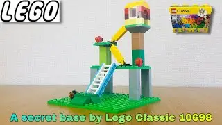 Lego Classic 10698 assembling to a secret base 