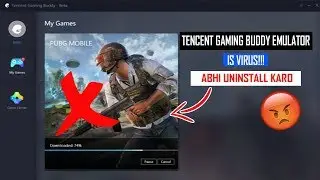 [Hindi]Don't Use Tencent Gaming Buddy Emulator | 